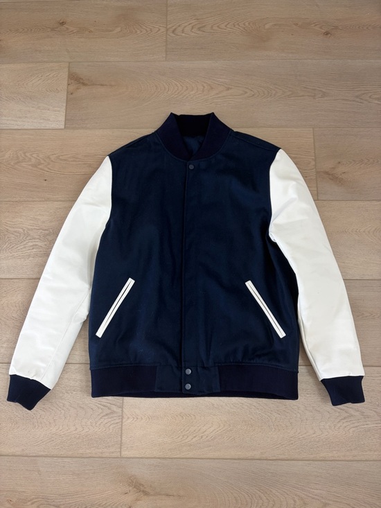 Other - Men's Navy and White Varsity Jacket